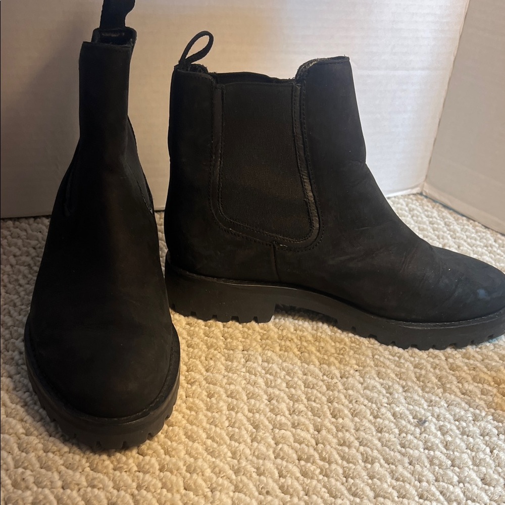 THURSDAY Boot Company Black Ankle Boots woman size 7.5